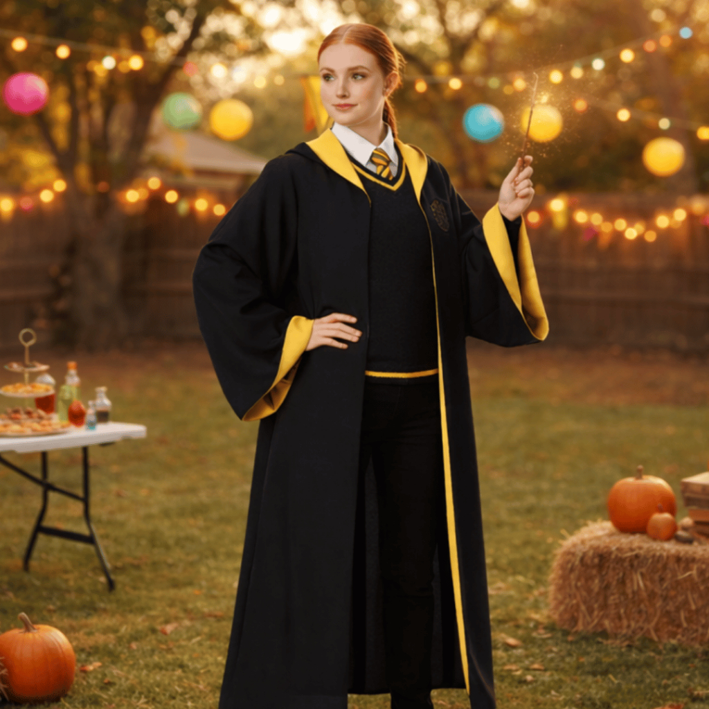 Fantasia Harry Potter Premium Infantil Adulto ** Varinha de Brinde ** Entrega Rapida Manto Halloween