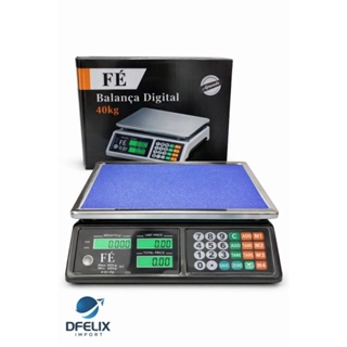 Balança digital 40kg bivolts 110/220v Eletronica Recarregavel em Oferta na Shopee