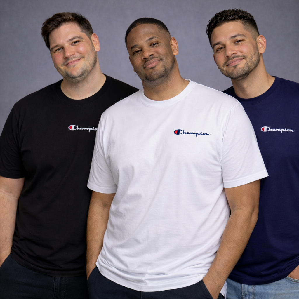 Kit com 3 Camisetas/Camisas Masculinas Plus Size Básicas Confortáveis para Dia a Dia
