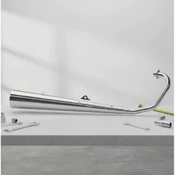 Escapamento Fortuna Para Motos Titan 150 Esd 2004 2005 2006 2007 e 2008 Modelo Original silencioso