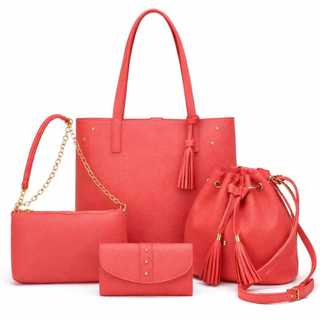 Bolsa Feminina Grande kit 4 peças