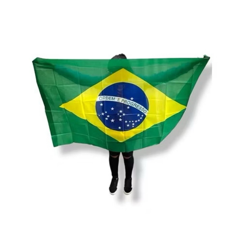 BANDEIRA DO BRASIL | TAM.: 90X120CM | JOGOS | BRAZIL | SELEÇÃO | FUTEBOL | COPA | DECORAÇÃO FESTIVAL | RUA | FESTANÇA