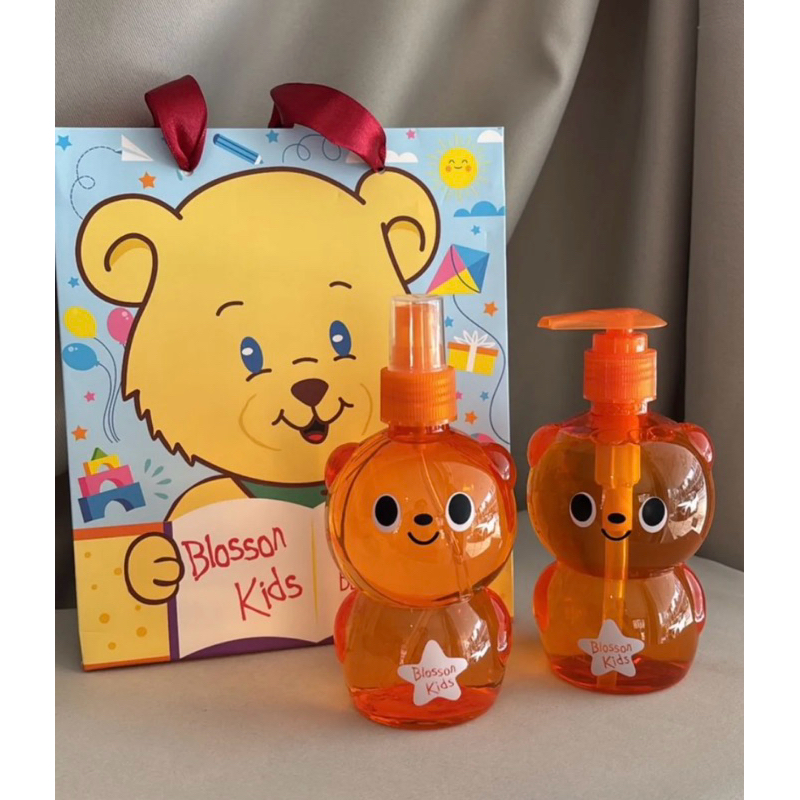 KIT PERFUME URSÃO 250ML + SABONETE LÍQUIDO 250ML - BLOSSON KIDS