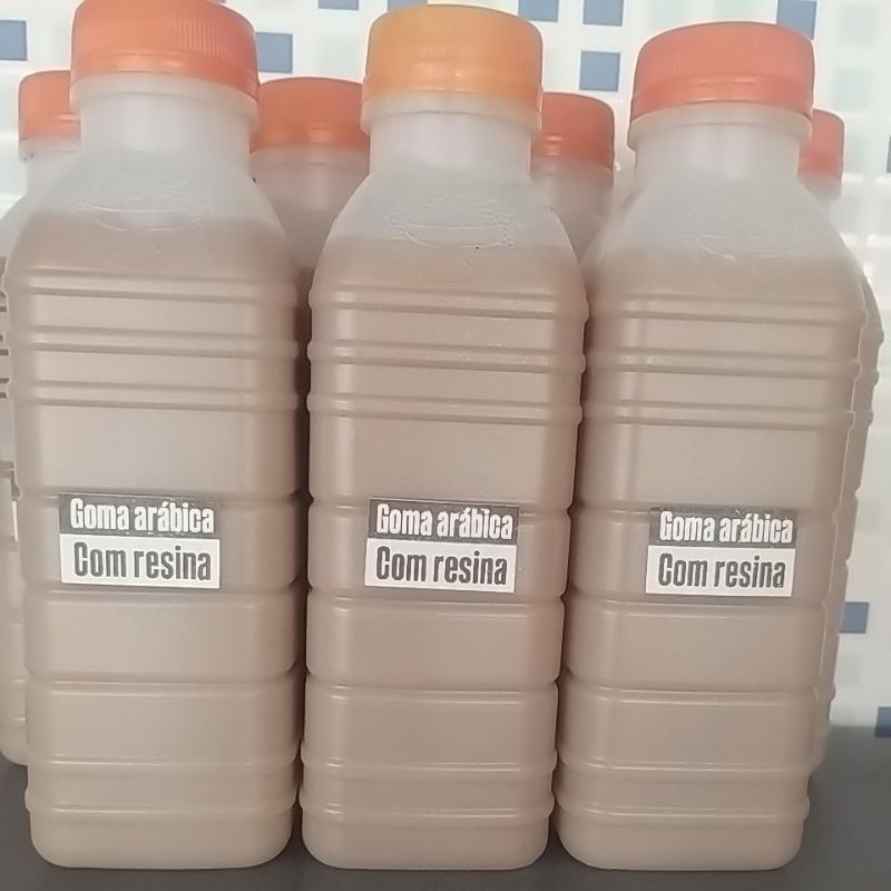 cola goma arábica com resina pronta pra uso 500 ml em Oferta na Shopee
