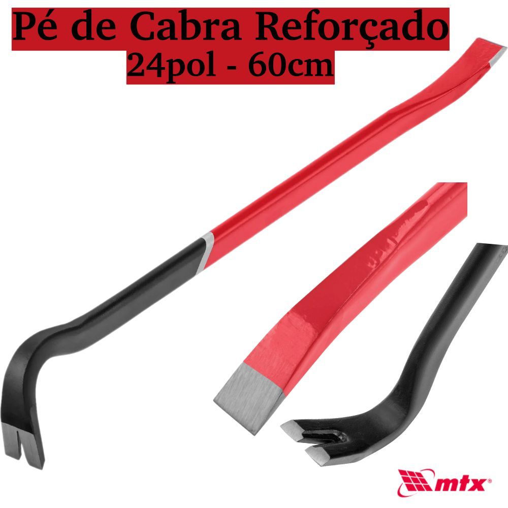 Pé de Cabra 60cm Reforçado Forjado 24pol MTX 252339