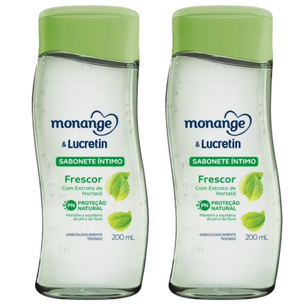 Sabonete Intimo Lucretin Fresh Com 2 Unidades De 200ml Cada