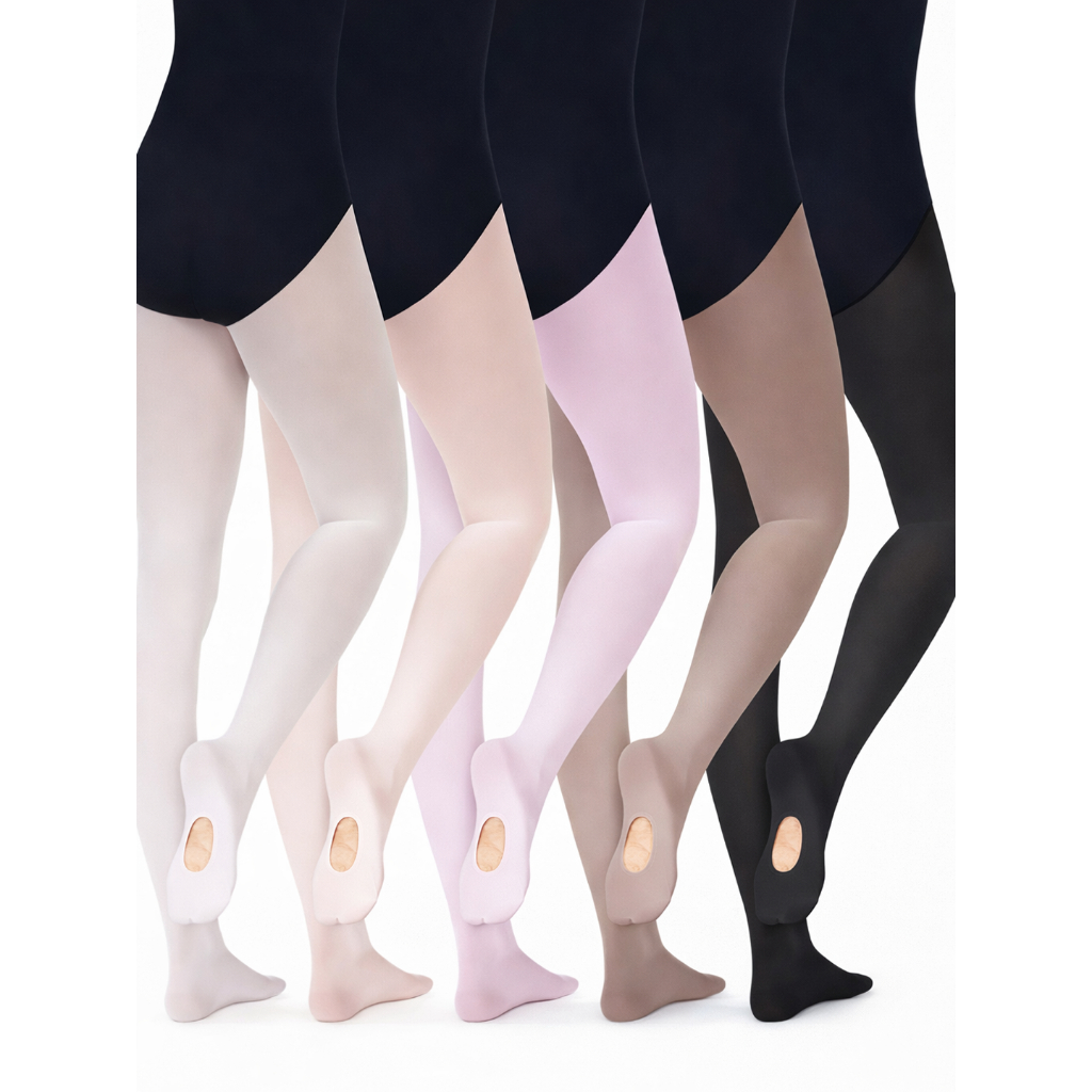 Meia Calça de Ballet Suplex Fio 80 Conversível em Oferta na Shopee