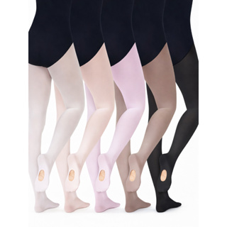 Meia Calça de Ballet Suplex Fio 80 Conversível em Oferta na Shopee