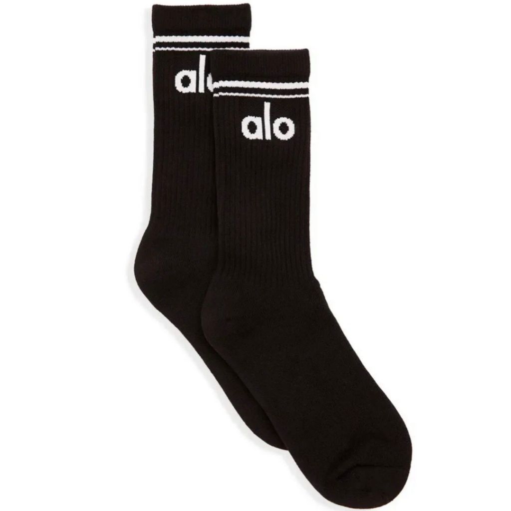 Meia Academia Feminina Cano Alto Esportiva 100% Algodão em Oferta na Shopee