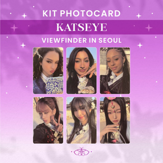 Photocard Katseye VIEWFINDER IN SEOUL • Frente e Verso • Yoonchae Megan Manon Lara Daniela Sophia • K-pop Fanmade EYEKON em Oferta na Shopee