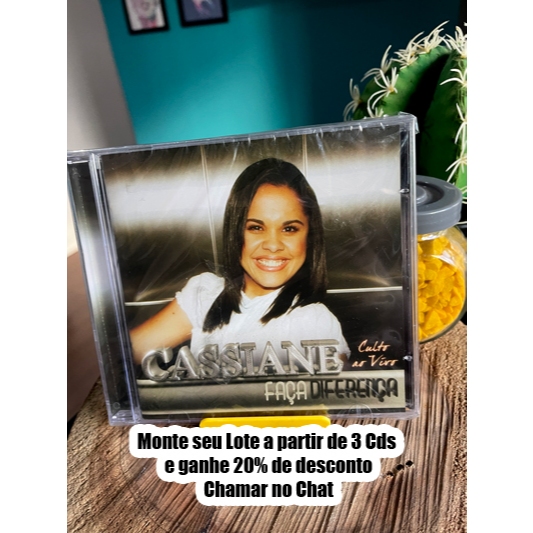 Cd Novo e Lacrado Cassiane - Faça Diferença Ao vivo