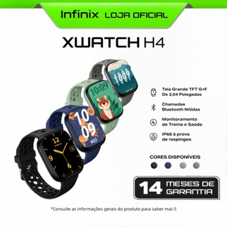 Smartwatch Infinix Xwatch H4 Ip68 Bt Monitoramento De Saúde em Oferta na Shopee