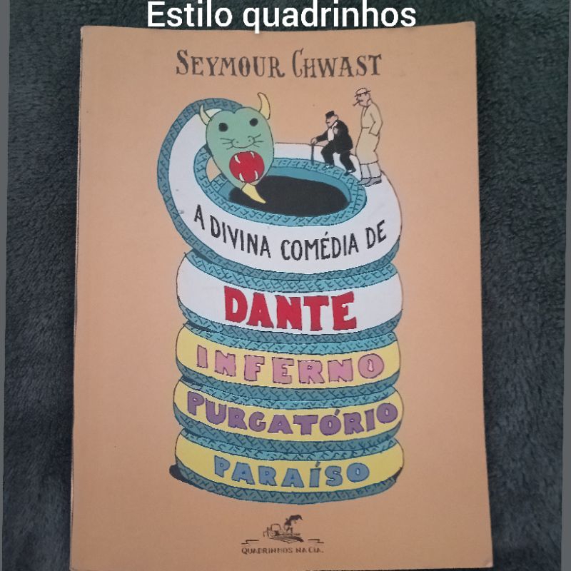 Livro A divina comédia de Dante inferno purgatório paraíso