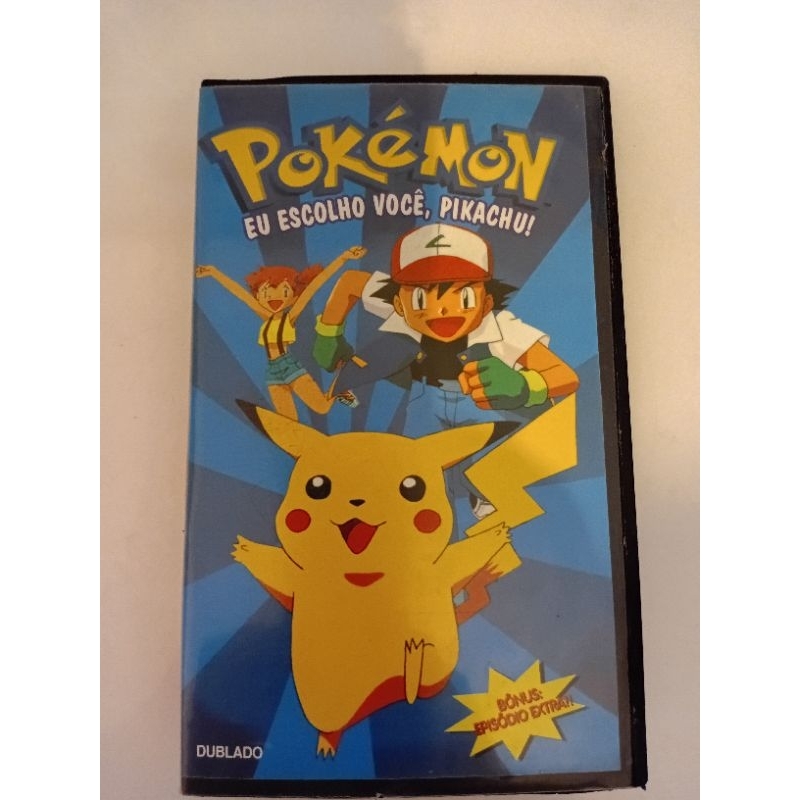 VHS Pokemon Eu escolho você pikachu (dublado)