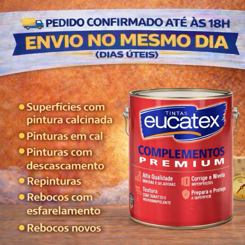 Fundo Preparador de Parede Base de Água Eucatex 3,6LT Premium em Oferta na Shopee
