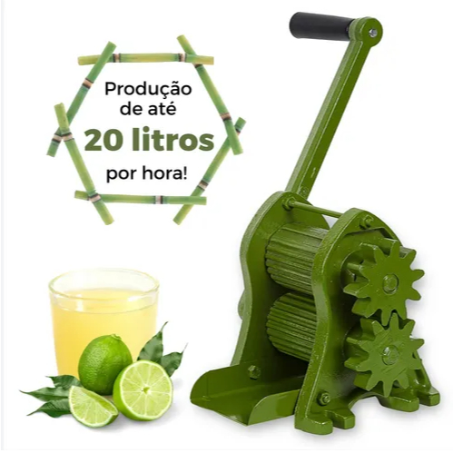 Engenho de Cana Manual B30 Botini 2 Moendas Ferro Fundido 20L/h