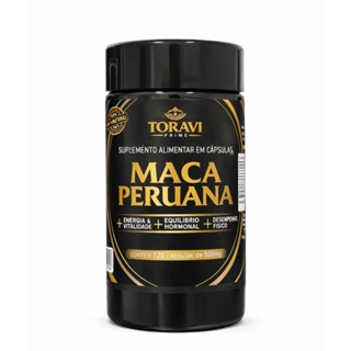 Maca Do  Peru 100% Pura - 120 Cápsulas 500mg ToraviPrime em Oferta na Shopee