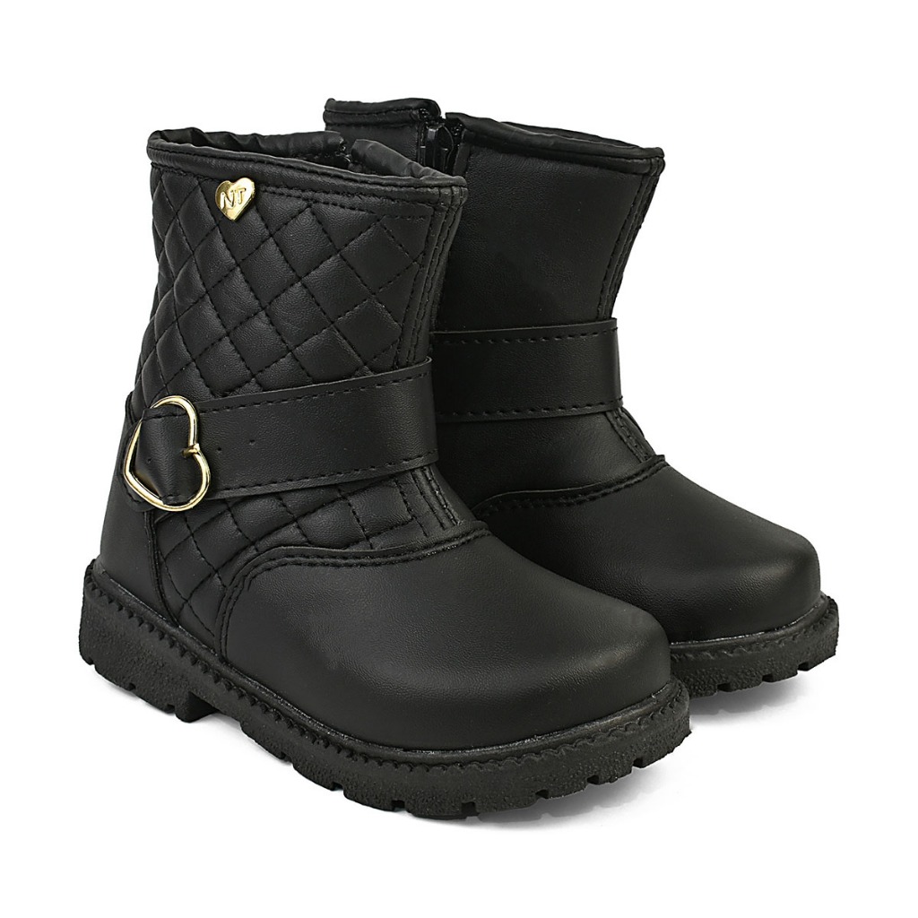 Bota Infantil Menina Confortável Feminino Criança Promoção Botinha Para O Frio Envio Rapido