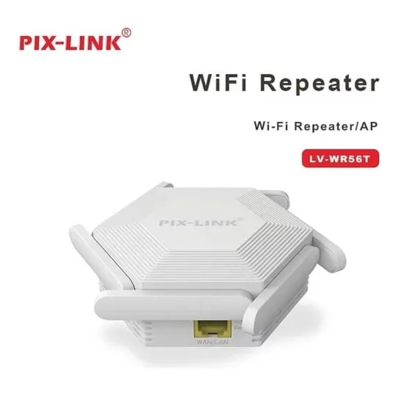 Amplificador de sinal Wi-Fi Repetidor Wi-Fi Pix-Link WR56T 1200Mbps - Internet Rápida em Toda a Casa.