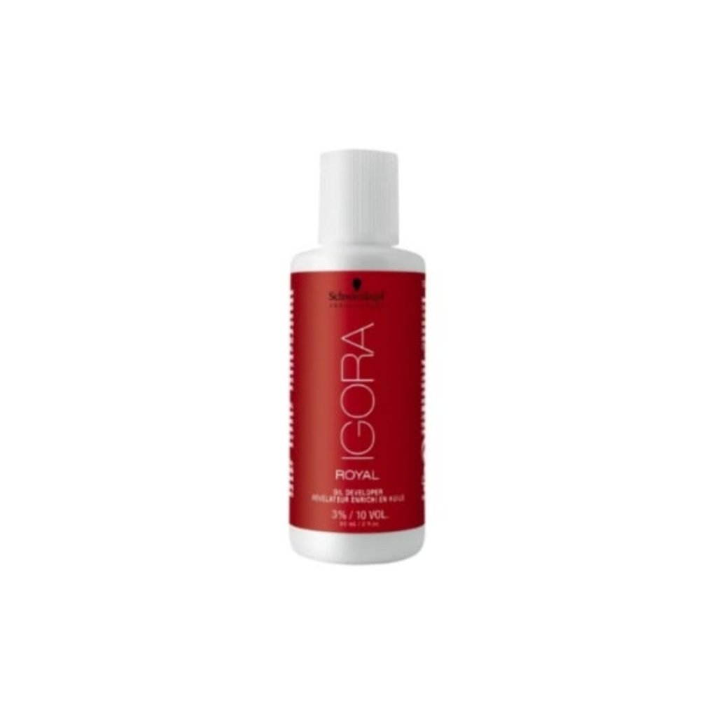 Agua oxigenada Igora Royal 10 volumes 60ml para coloração schwarzkopf