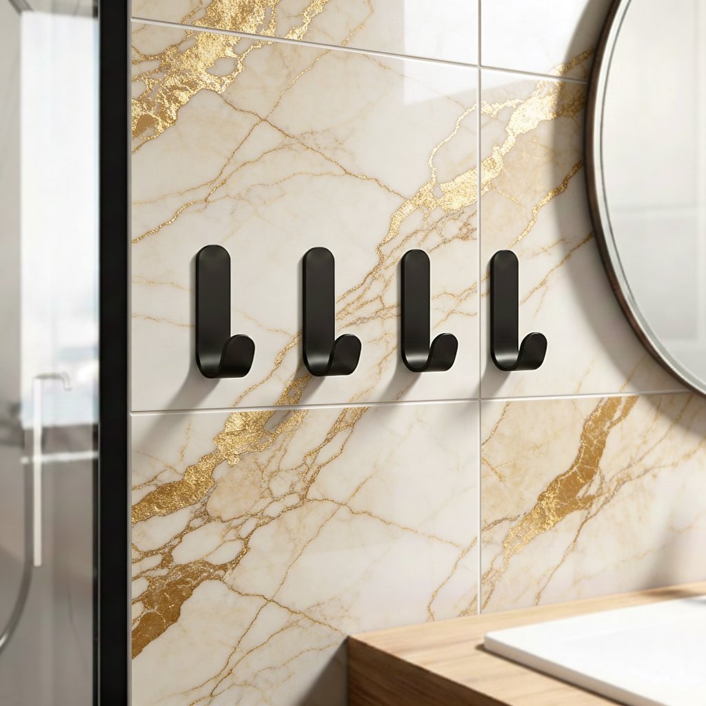 Porta Toalha Adesivo 3M Sem Furar Parede Banheiro Toalha Rosto ou Porta Papel em Oferta na Shopee