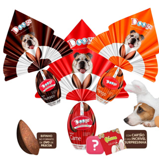 Ovo de Páscoa para cachorro petisco saboooor Carne -Churrasco ou Frango 200 g + supresa sabor em Oferta na Shopee