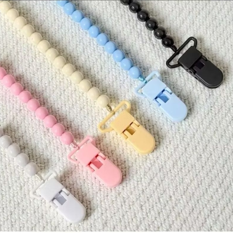 Prendedor de chupeta cores neutras, prendedor de chupeta menino/menina.