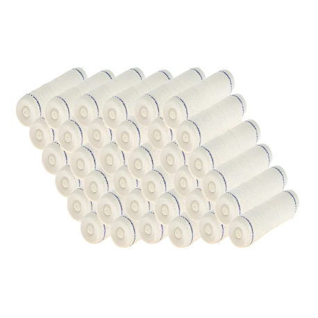 Kit 12 Rolos Ataduras de Crepom  15 cm x 1,8m Faixa Elástica 13 fios Curativo Crepe Bandagem Anvisa em Oferta na Shopee