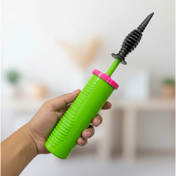 Bomba de ar manual portátil Bonus Infladores Inflador Manual para inflar balões cor green em Oferta na Shopee