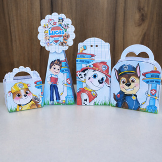 Kit Personalizado Patrulha Canina - Caixas personalizadas Patrulha Canina em Oferta na Shopee