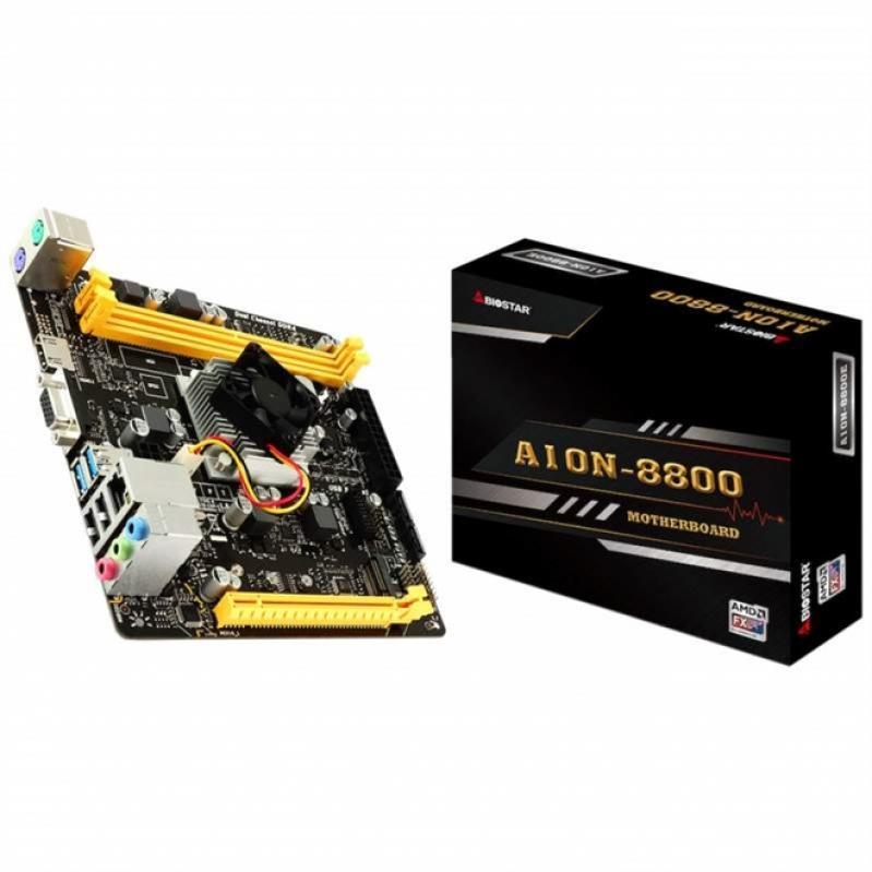 placa MAE BIOSTAR mini-ITX A10N-8800 DDR4 processador AMD Carrizo integrado