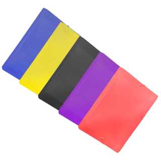 Kit 5 Pasta Plástica Com Elástico Oficio 20/30/40/55 mm em Oferta na Shopee