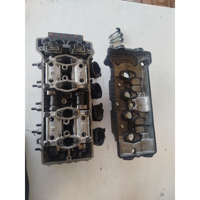 Cabeçote Completo CBR 650f 2015 Original Honda – Com Comandos, Tampa, Velas e Coletores