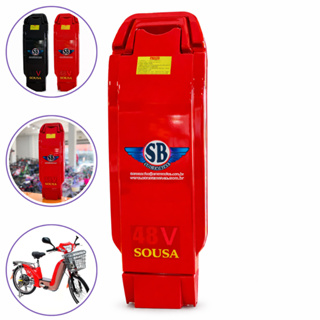 Tampa Superior Caixa de Bateria Bicicleta Elétrica Sousa 48V 350W Original em Oferta na Shopee