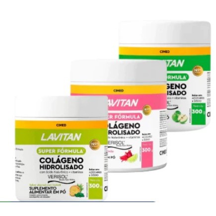 Colágeno Hidrolisado Verisol Lavitan Cimed 300g - Sabores