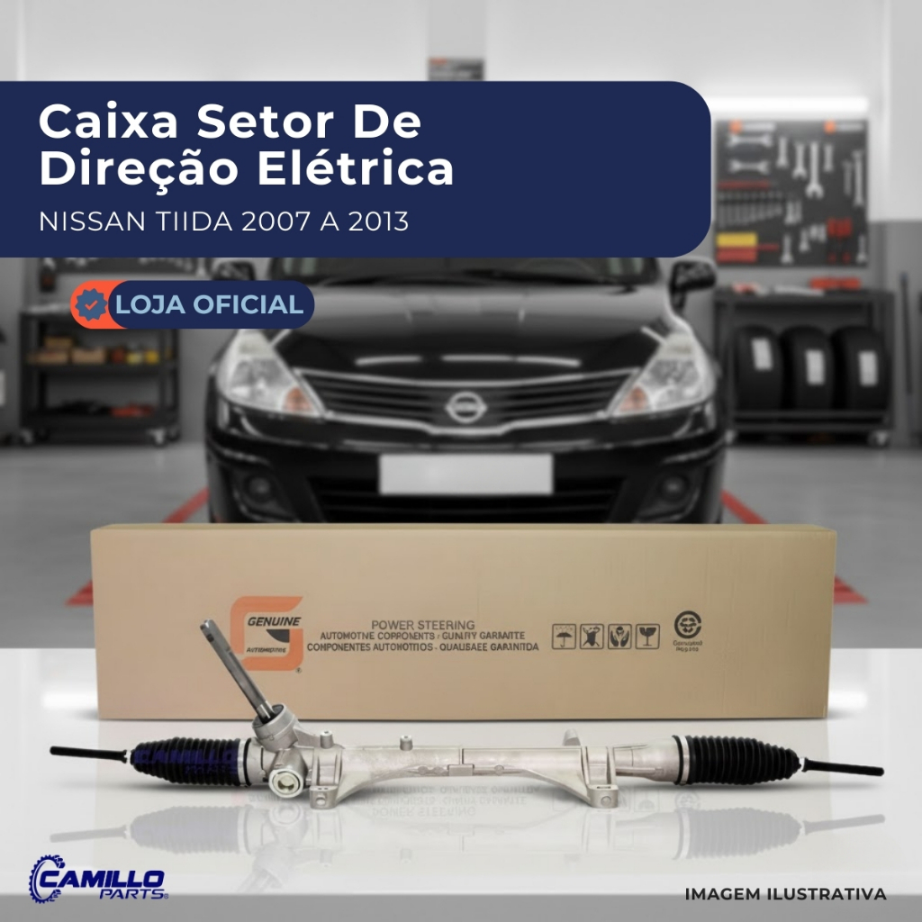 Caixa Setor Direção Elétrica Nissan Tiida Livina Grand Livina 2007 a 2014