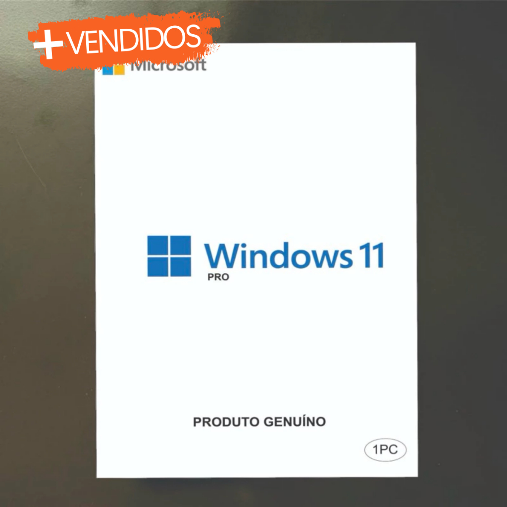 Windows 11 Pro | Cartão de Ativação | Licença Original | Envio Físico