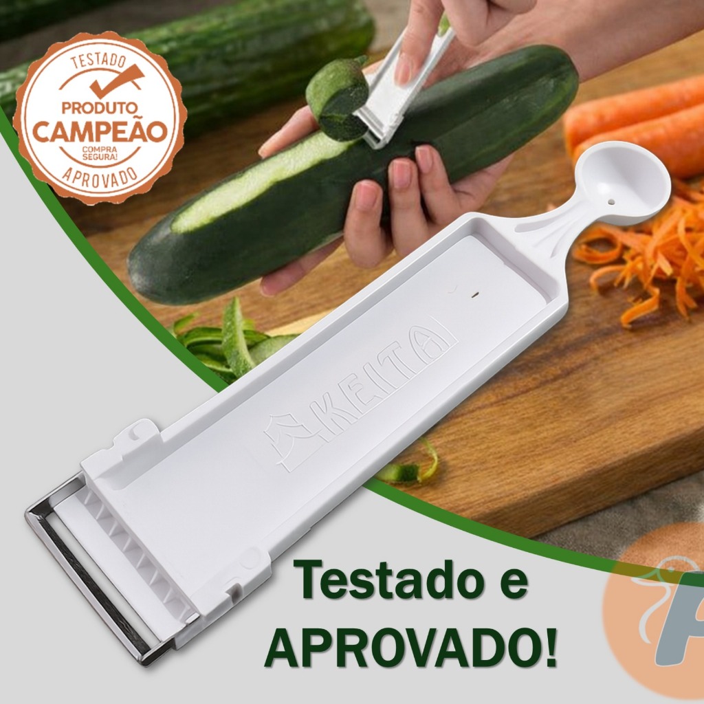 Boleador e Descascador Keita 2 em 1 Utensílio de Cozinha Prático - Para Batata, Cenoura e Frutas
