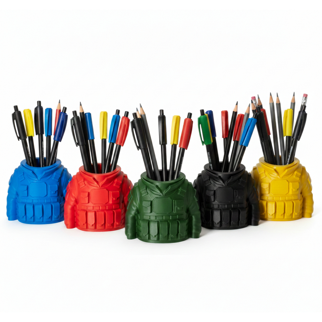 Porta Caneta Tático Militar | Organizador de Mesa Estilo Militar - Colete