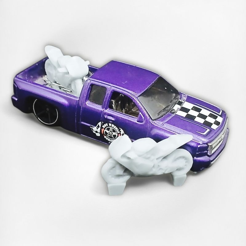 Miniatura Moto para Chevy Silverado Hotwheels em Oferta na Shopee
