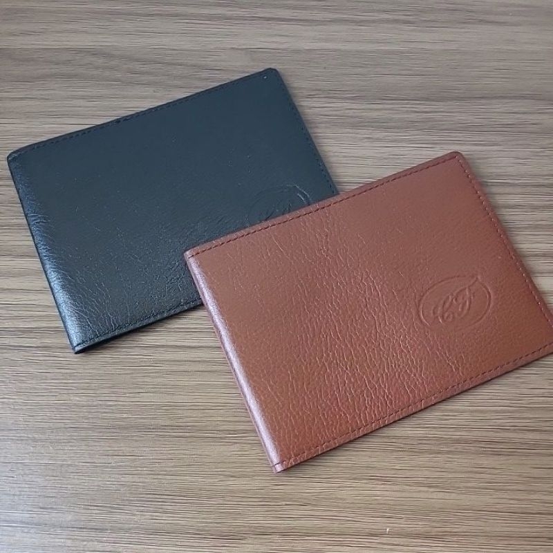 Porta Cheques com 2 Unidades - Vintage Couro legítimo