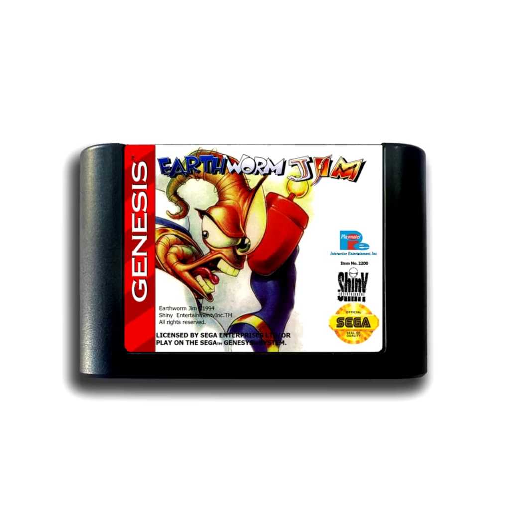 Earthworm Jim Mega Drive Jogo Novo de Qualidade