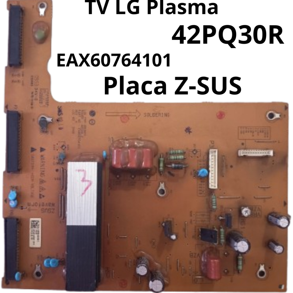 3099 Placa Z-SUS para tv LG PLASMA Modelo: 42PQ30R