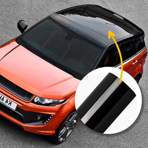 Adesivo Vinil Preto Black Piano Para Envelopamento Automotivo Carros Motos Portas Capô