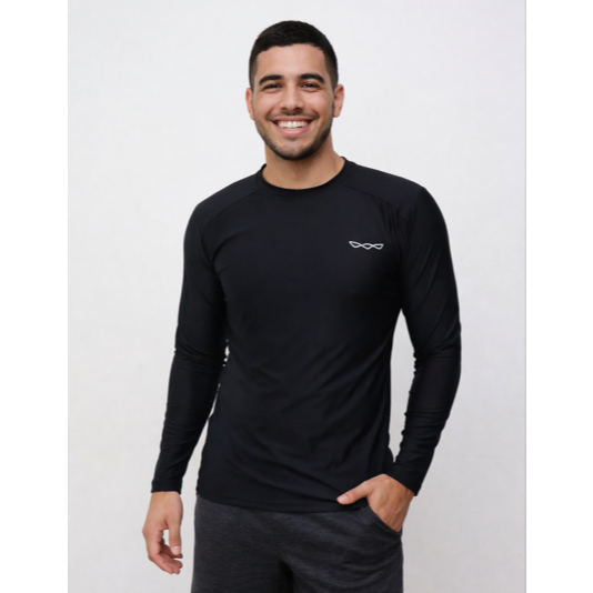Segunda pele feminino Camiseta Térmica Manga Longa Proteção Uv e frio Intenso Comprida Masculina e Feminina