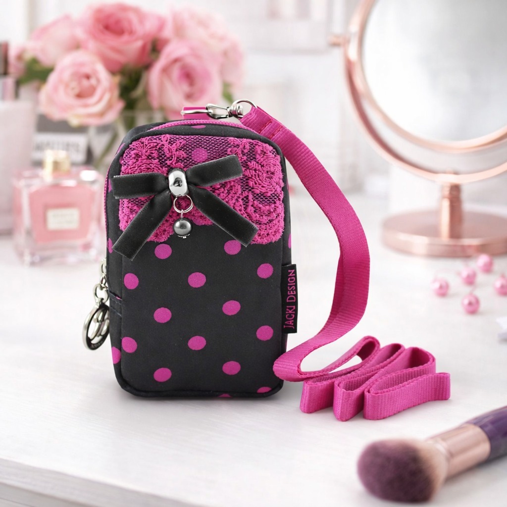 Porta Níquel Segredo Meigo Jacki Design Original com Alça – Compacto, Elegante e Seguro em Oferta na Shopee