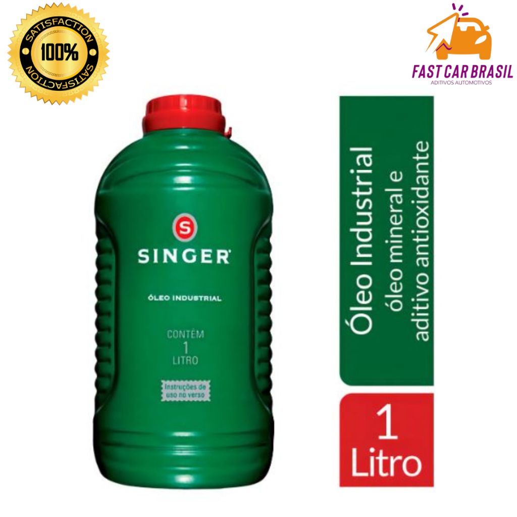 Óleo Industrial para Máquinas de Costura SINGER 1 Lt ISO VG-22 Lubrificante Multiuso em Oferta na Shopee