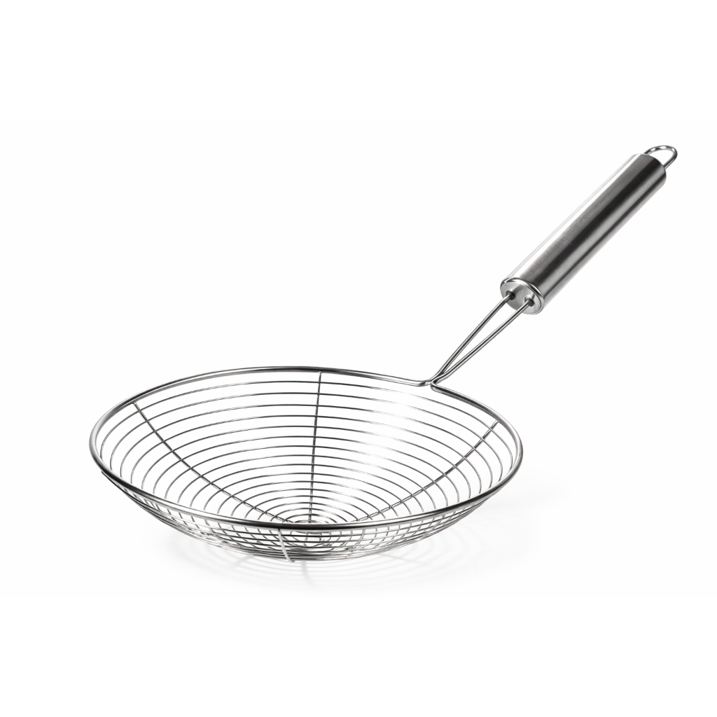 Peneira Aço Inoxidável Fritura Sequinha Cozinha Multiuso Escumadeira Óleo Batata Frita