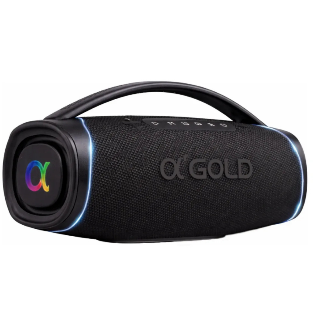 Caixa De Som Portatil A'gold Sm46 300w Super Potente (kd889) Preto