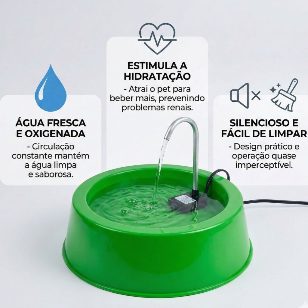 Kit Fonte Bebedouro Para Gatos Bivolt Bebedouro Automatico 1,2 Litros bebedouro gato em Oferta na Shopee